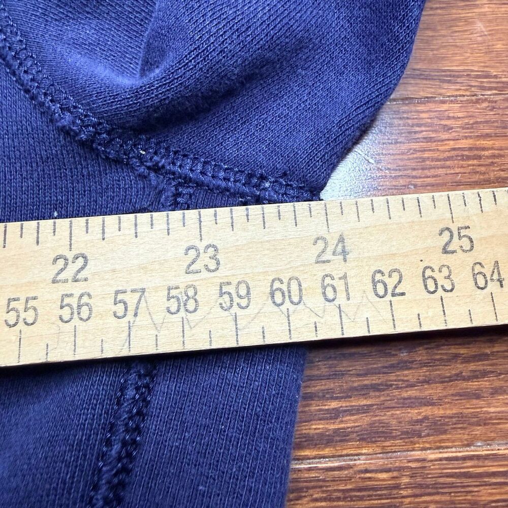 Polo Ralph Lauren Men’s Sz Large Navy Thermal Full Zip Hoodie Sweatshirt Pony - Picture 14 of 16